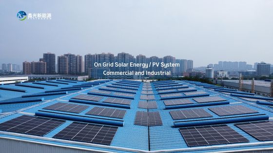 Soluzione energetica sostenibile del sistema solare commerciale e industriale su rete