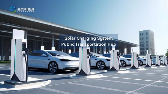 Sistema di ricarica solare per i centri dei trasporti pubblici per migliorare la connettività