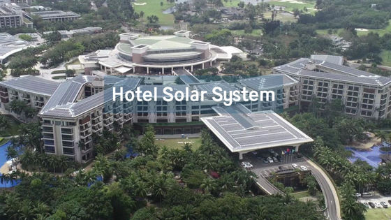 Sistema solare sul tetto distribuito in commercio