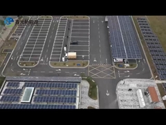 Sistema di ricarica solare-hub della stazione degli autobus